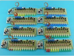 Светодиоден звуков индикатор с микрофон (12 светодиода) - HK1523