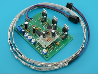 RGB светодиодна цветомузика - 3 канала - HK9820 RGB светодиодна цветомузика - 3 канала - HK9820
