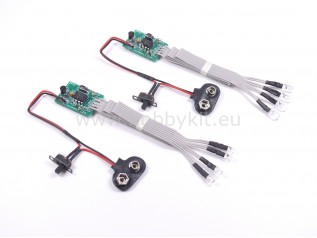 Светодиоден комплект за полицейска кола 4 LEDs - HK9961 Светодиоден комплект за полицейска кола 4 LEDs - HK9961